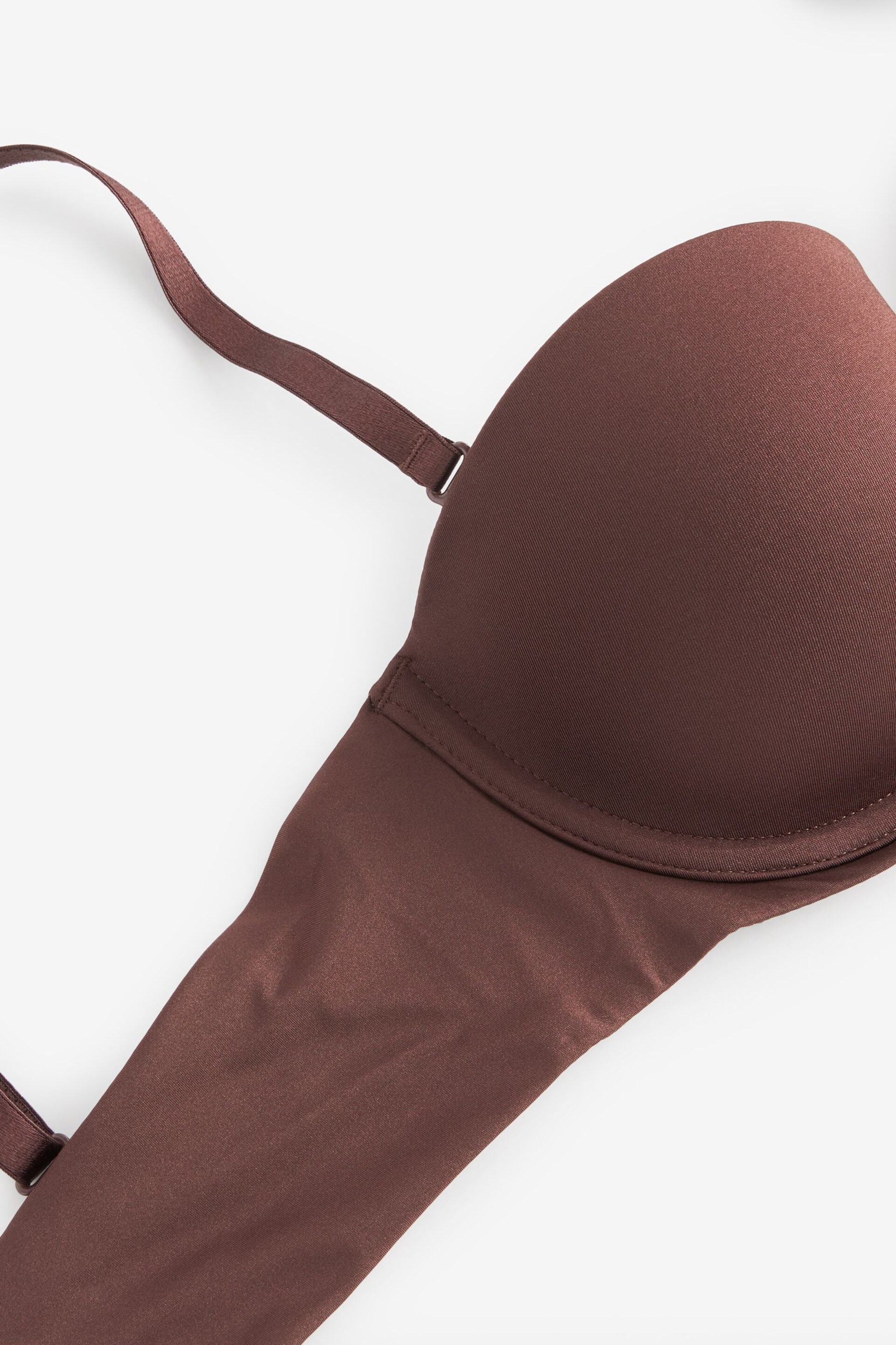 Chocolate Brown Push Up Strapless Multiway Bra - Image 7 of 7