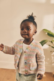 Rainbow V-Neck Cardigan (3mths-7yrs) - Image 1 of 8