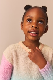 Rainbow Boucle Jumper Dress (3mths-7yrs) - Image 3 of 8