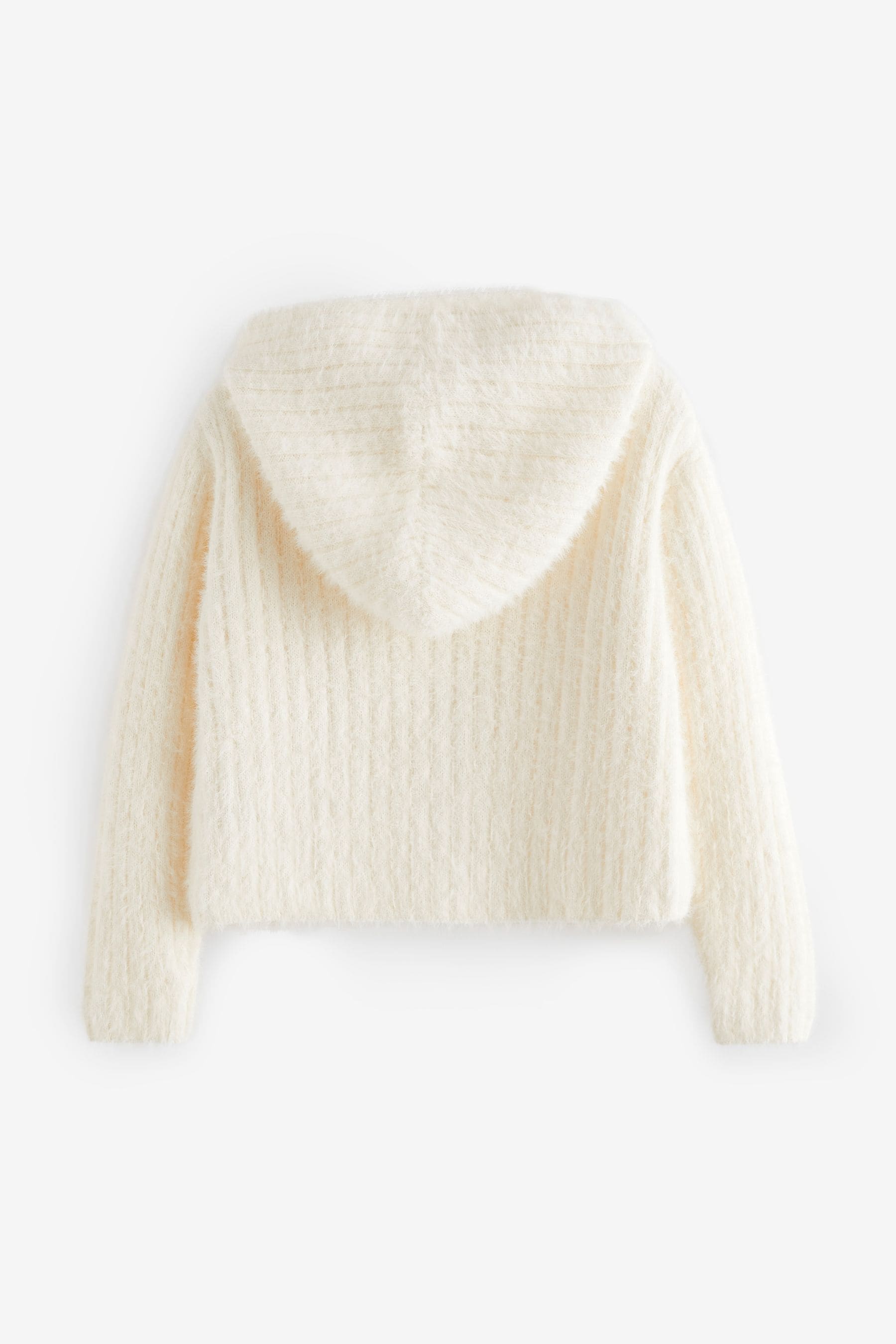 White fuzzy hoodie cheap
