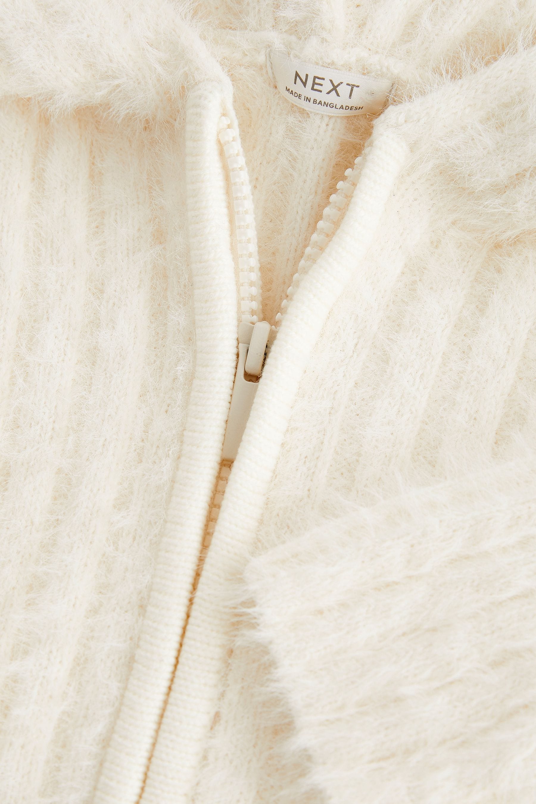 Buy Ecru Cream Fluffy Hoodie 3 16yrs from Next Netherlands