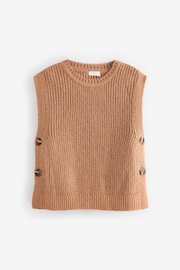 Tan Brown Knitted Tank Top (3-16yrs) - Image 5 of 7