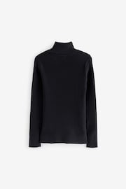 Black Roll Neck Jumper (3-16yrs) - Image 5 of 6