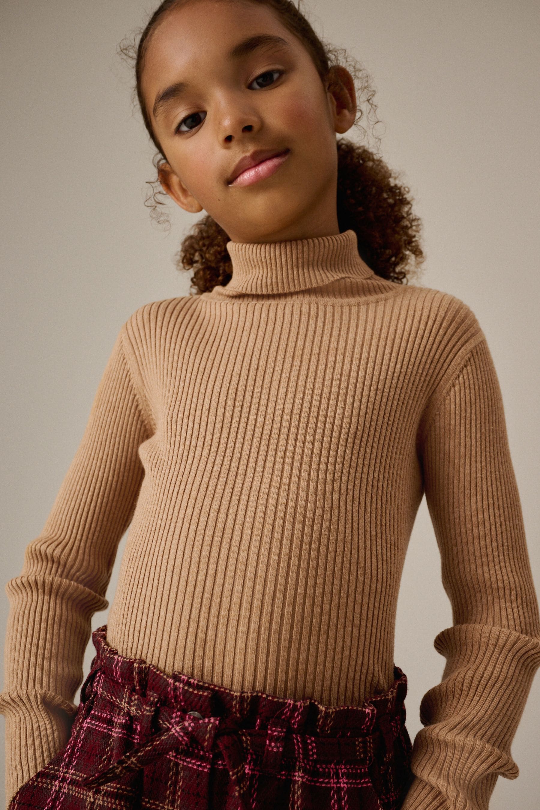 Tan roll neck online