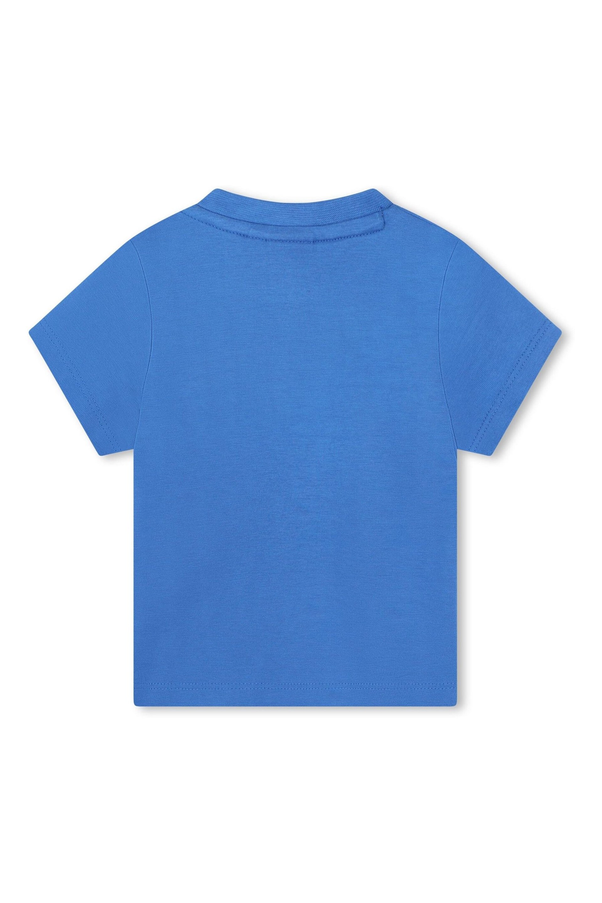 BOSS Light Blue Short Sleeved Logo T-Shirt - Image 2 of 2