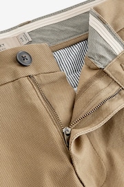 Stone Slim Fit Stretch Printed Soft Touch Chino Trousers - Image 5 of 7