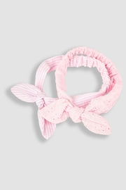 JoJo Maman Bébé Pink 2-Pack Headbands - Image 2 of 4