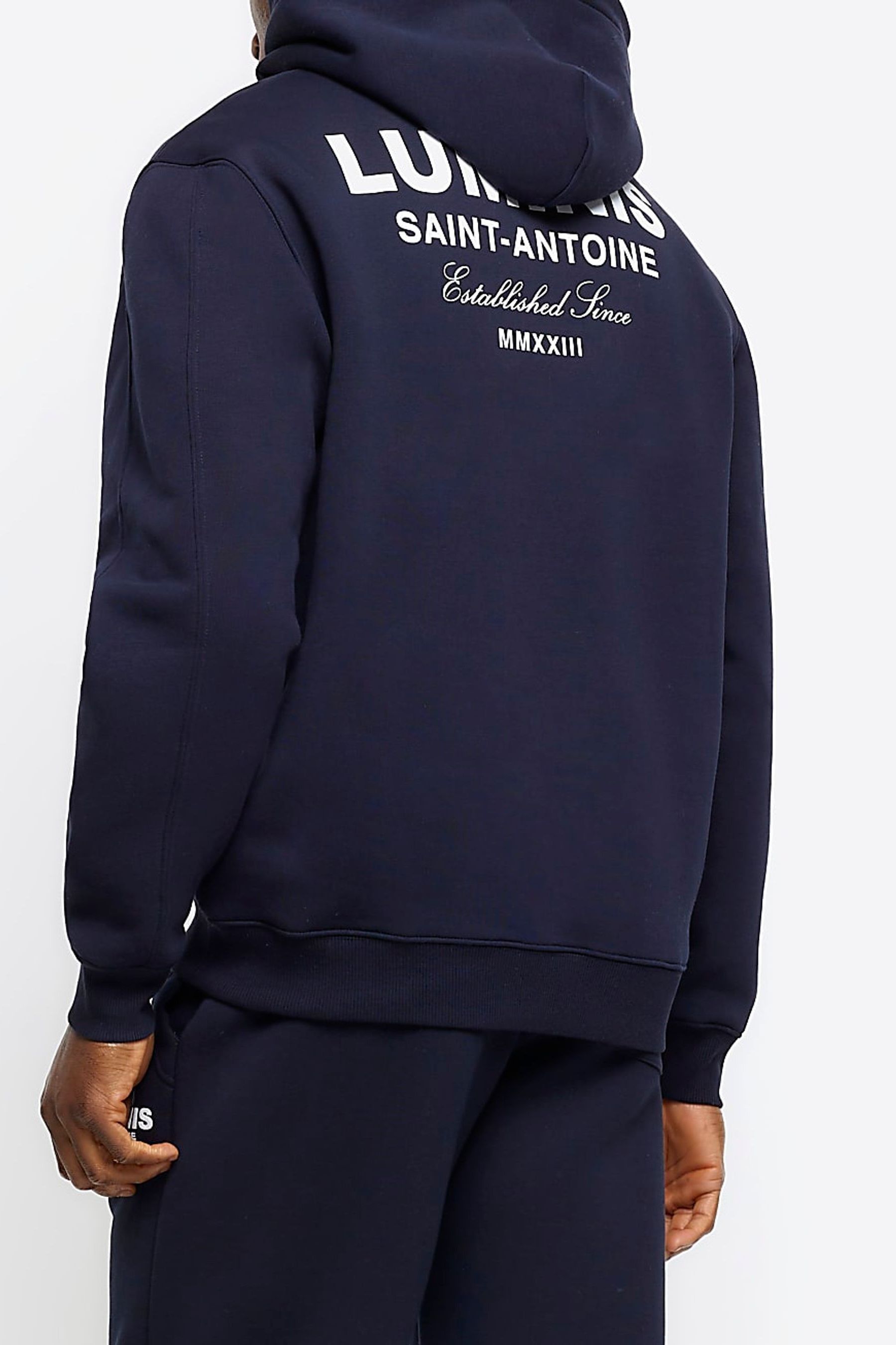 River island longline hoodie top