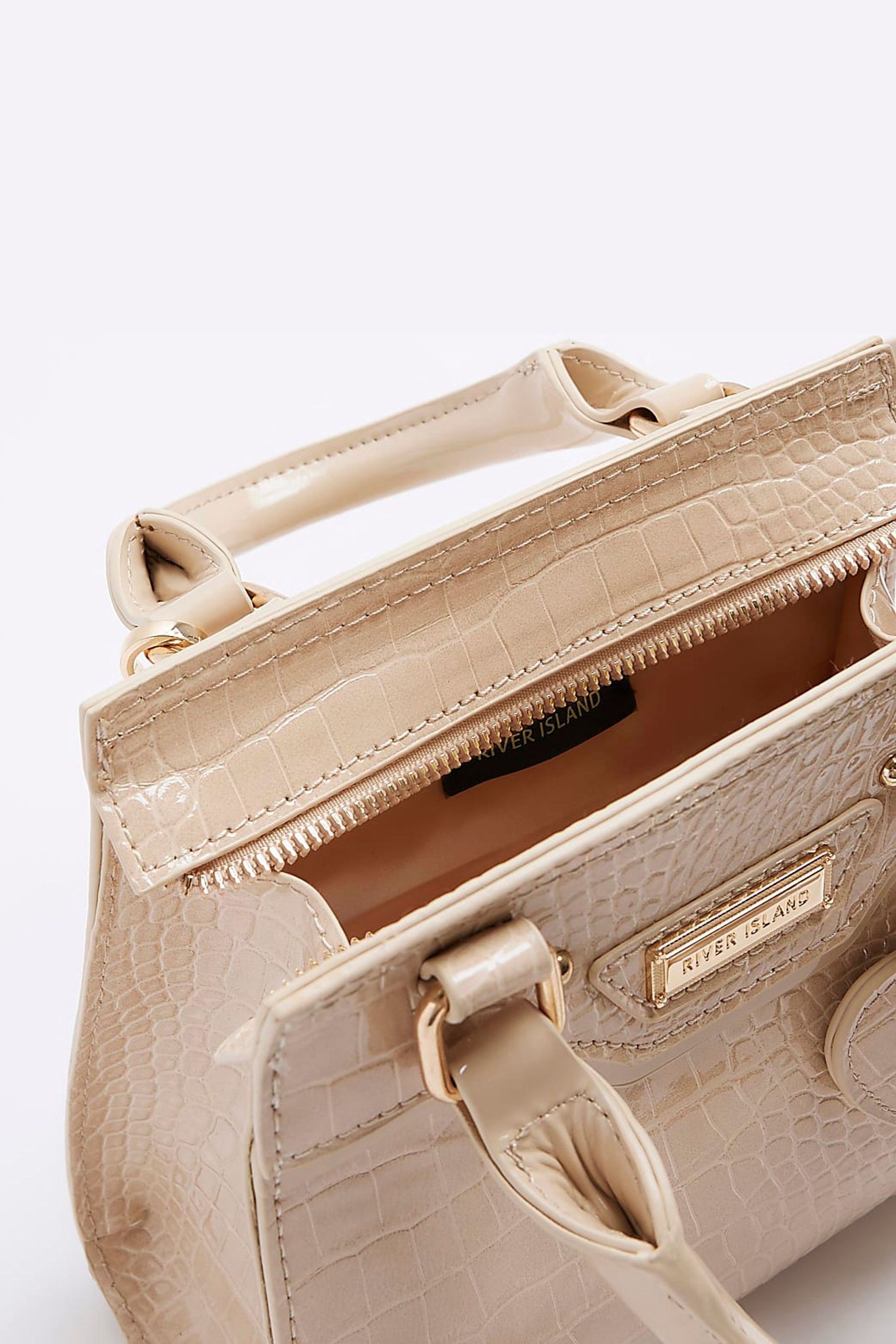 River island croc tote bag hotsell