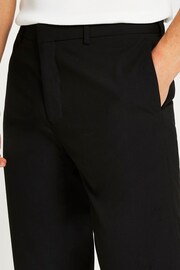 River Island Black Smart Slim Trousers - Image 4 of 5