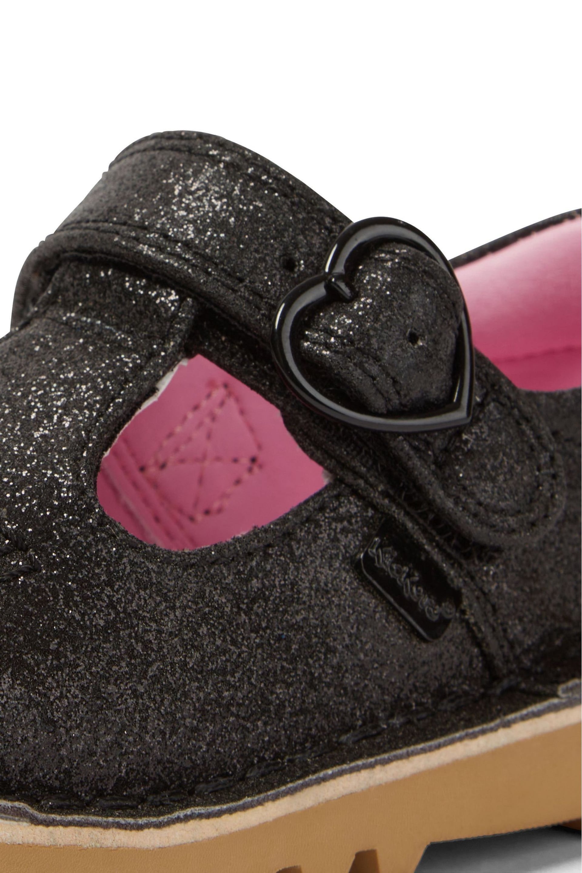 Kickers T Bar Glitter Text If Shoes - Image 5 of 5