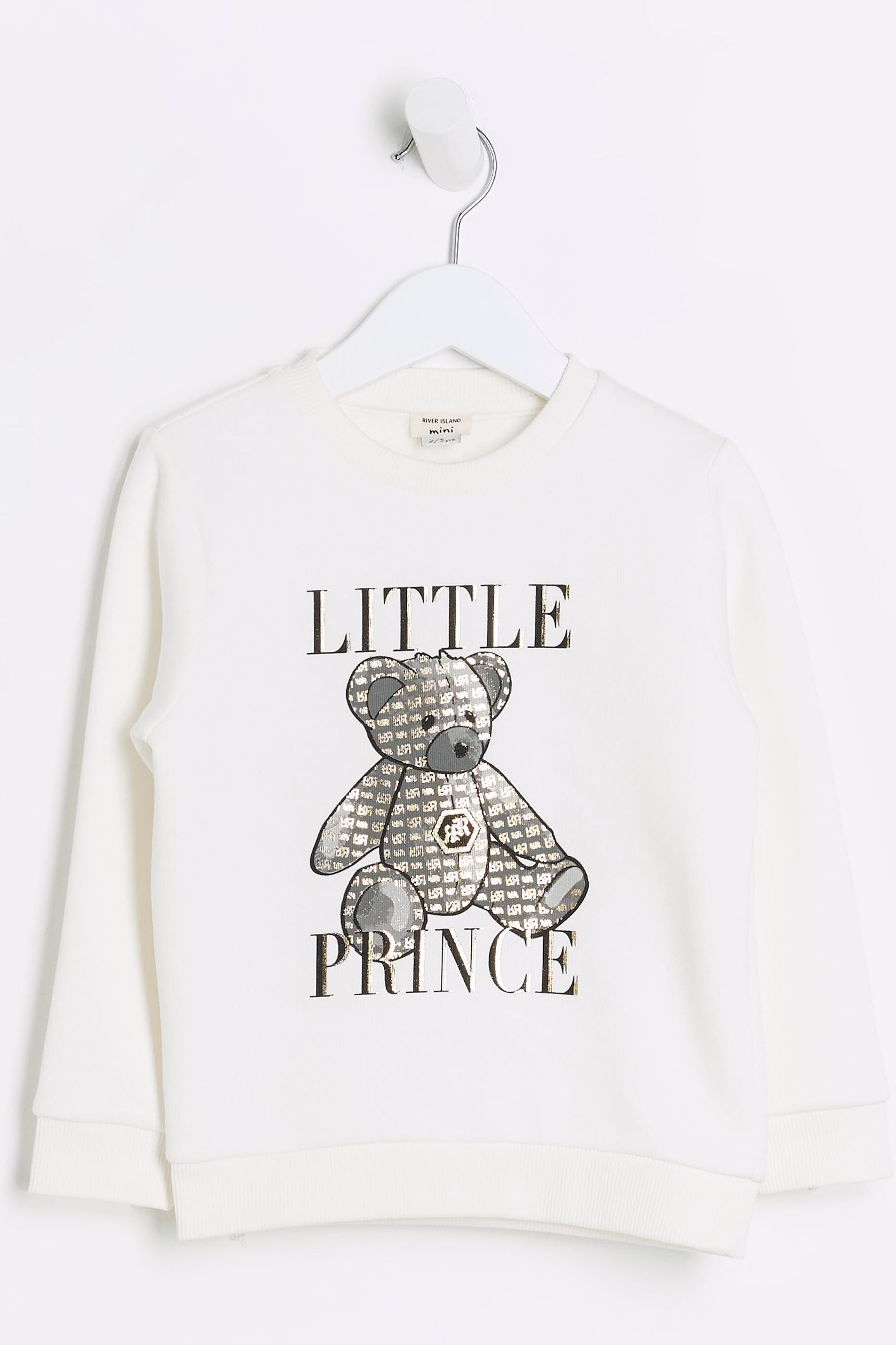 River island teddy hoodie outlet