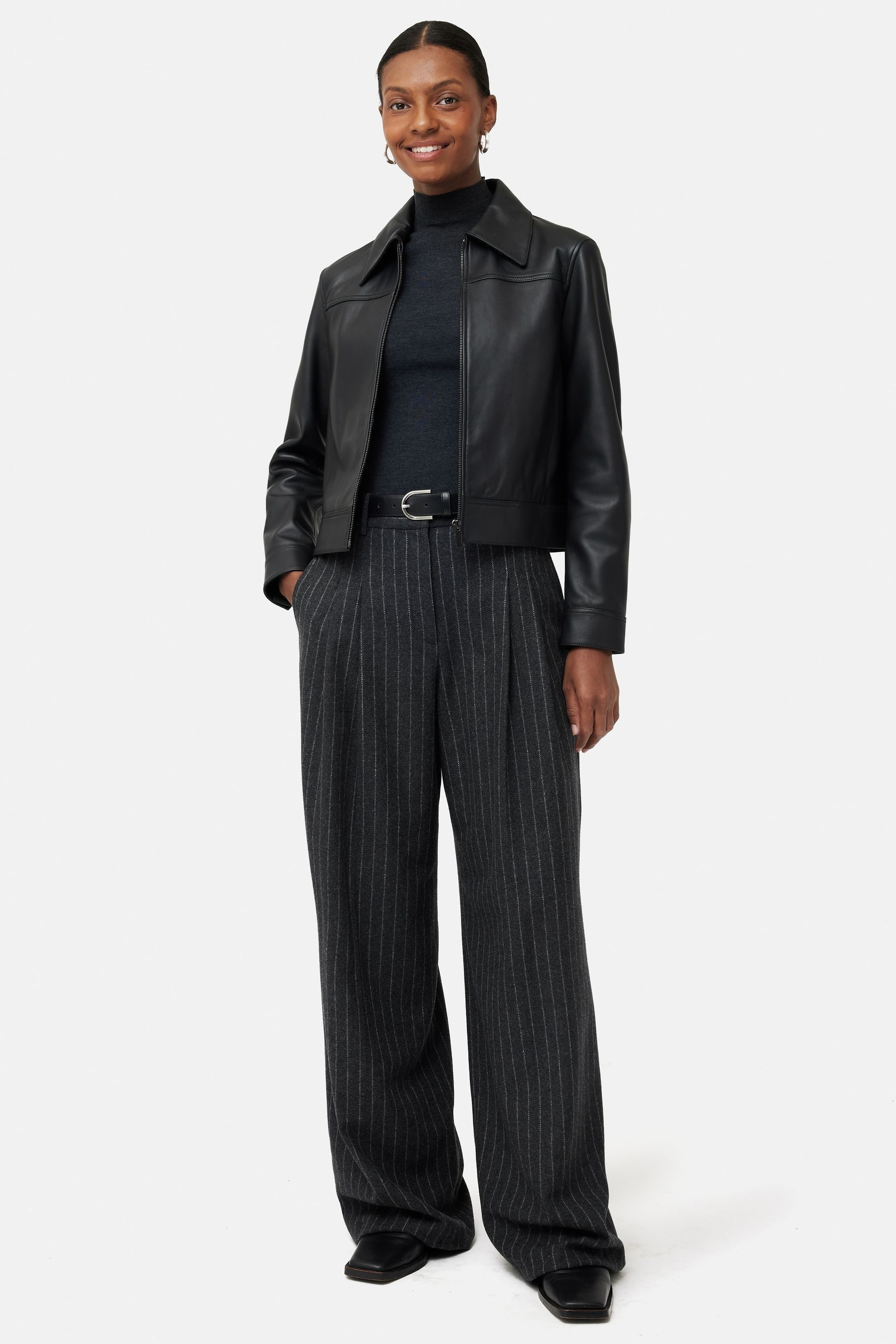 Jigsaw biker jacket online