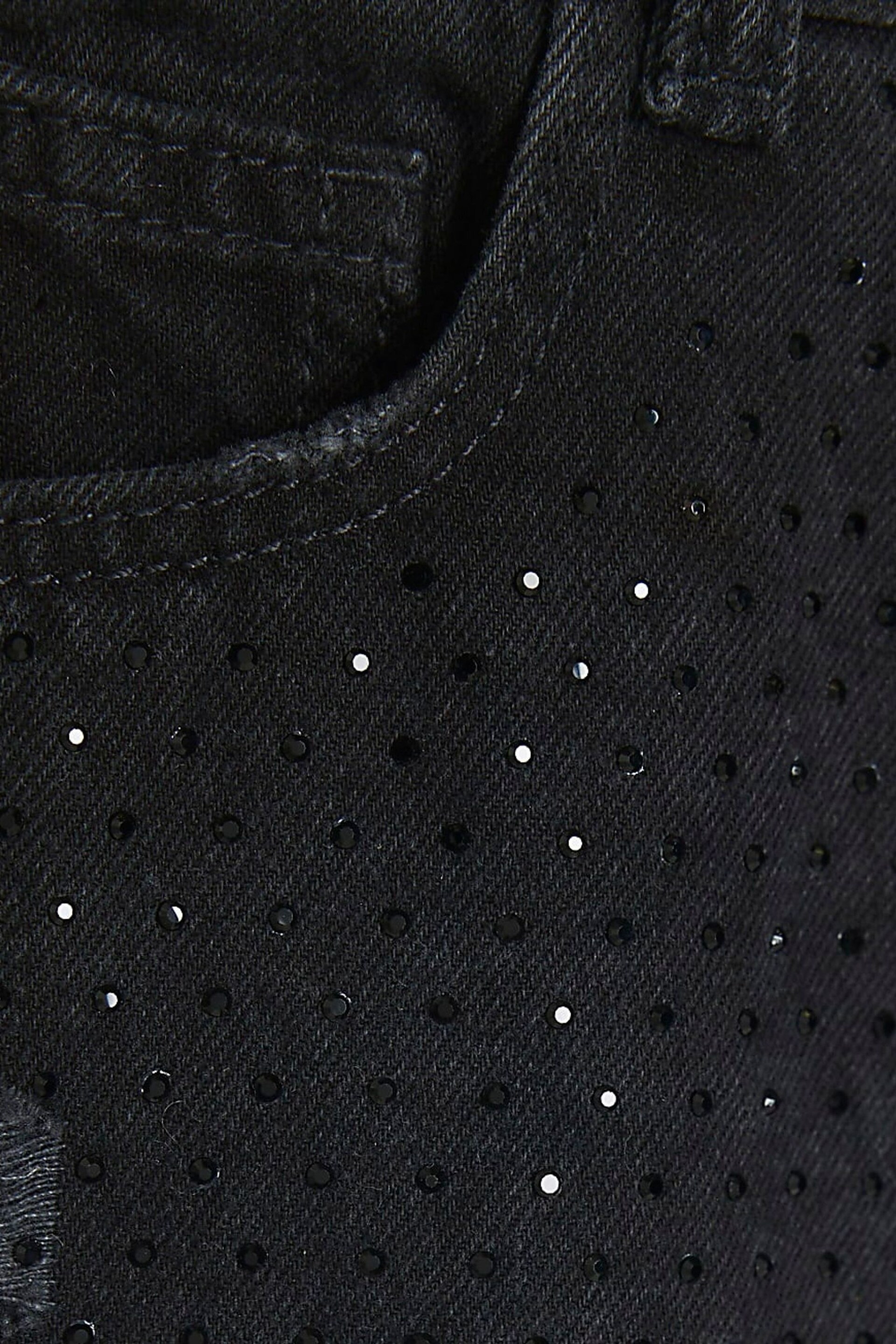 River Island Black Girls Embellished Skirt - Image 4 of 4