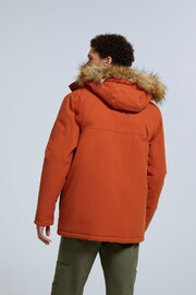Animal Mens Orange Whitsand Sherpa Zip Jacket - Image 2 of 9