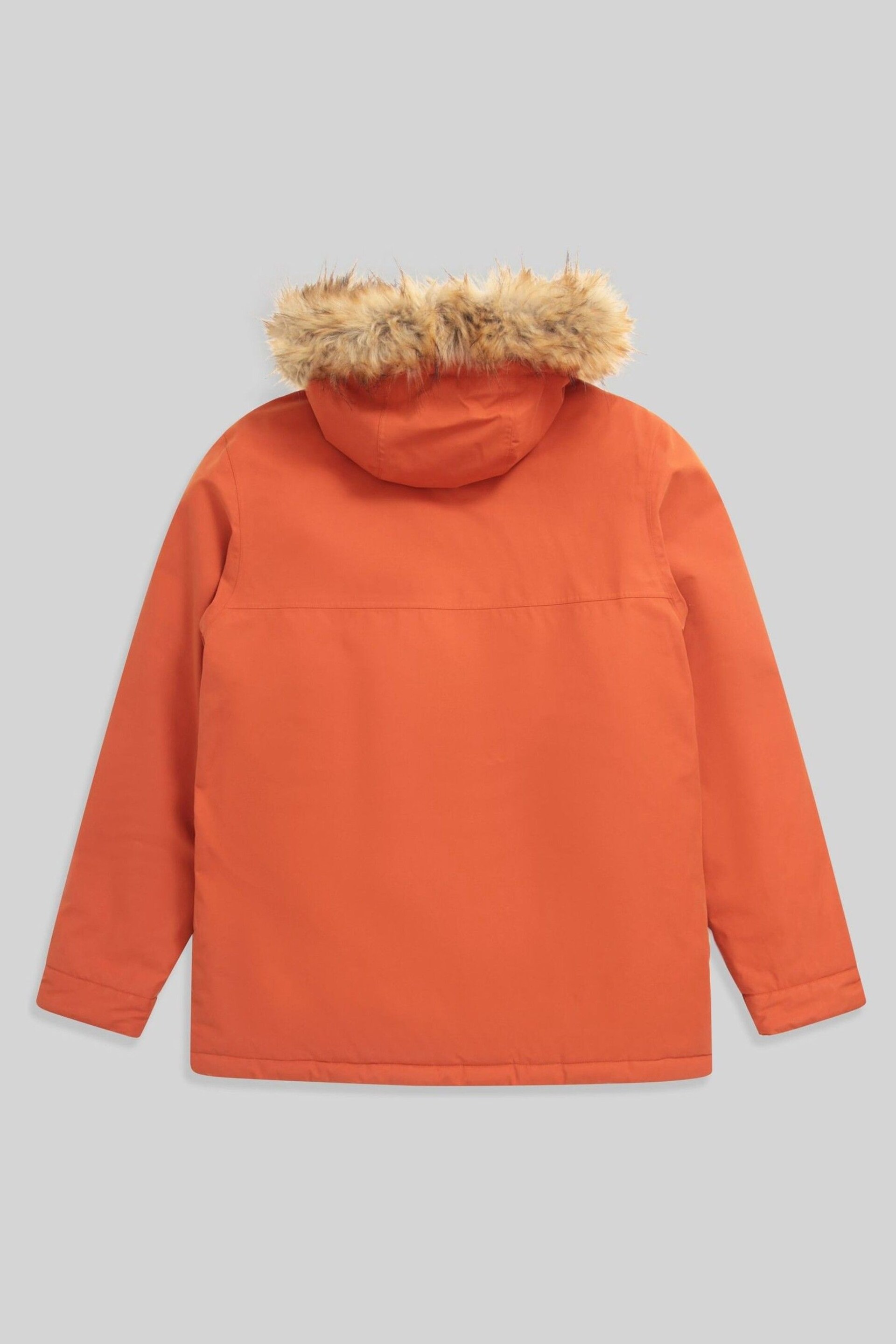 Animal Mens Orange Whitsand Sherpa Zip Jacket - Image 6 of 9