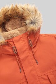 Animal Mens Orange Whitsand Sherpa Zip Jacket - Image 7 of 9