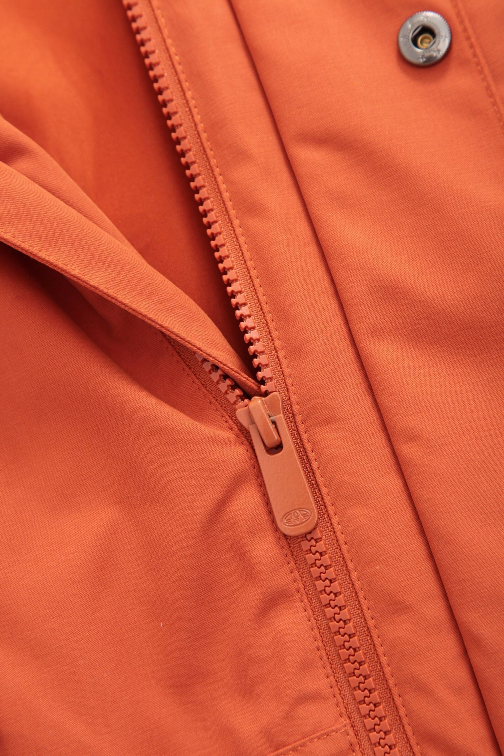 Animal Mens Orange Whitsand Sherpa Zip Jacket - Image 9 of 9