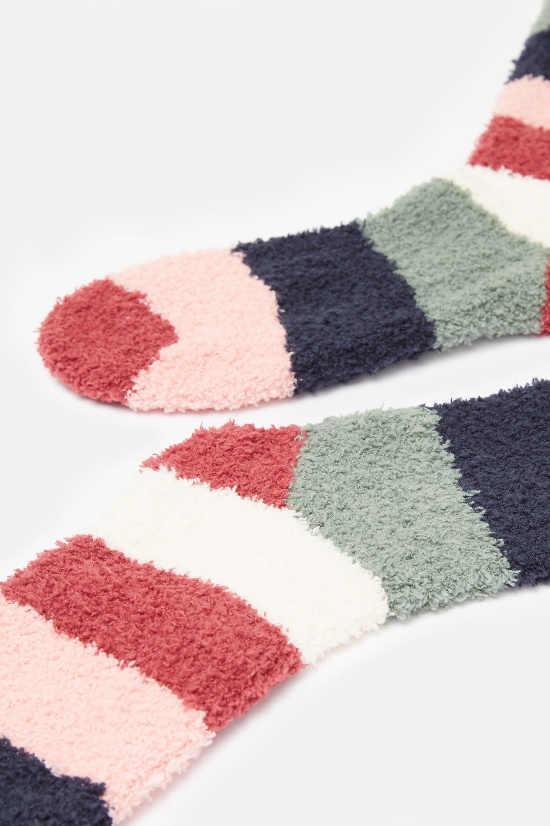 Joules Women s Fluffy Multi Socks Size 4 8