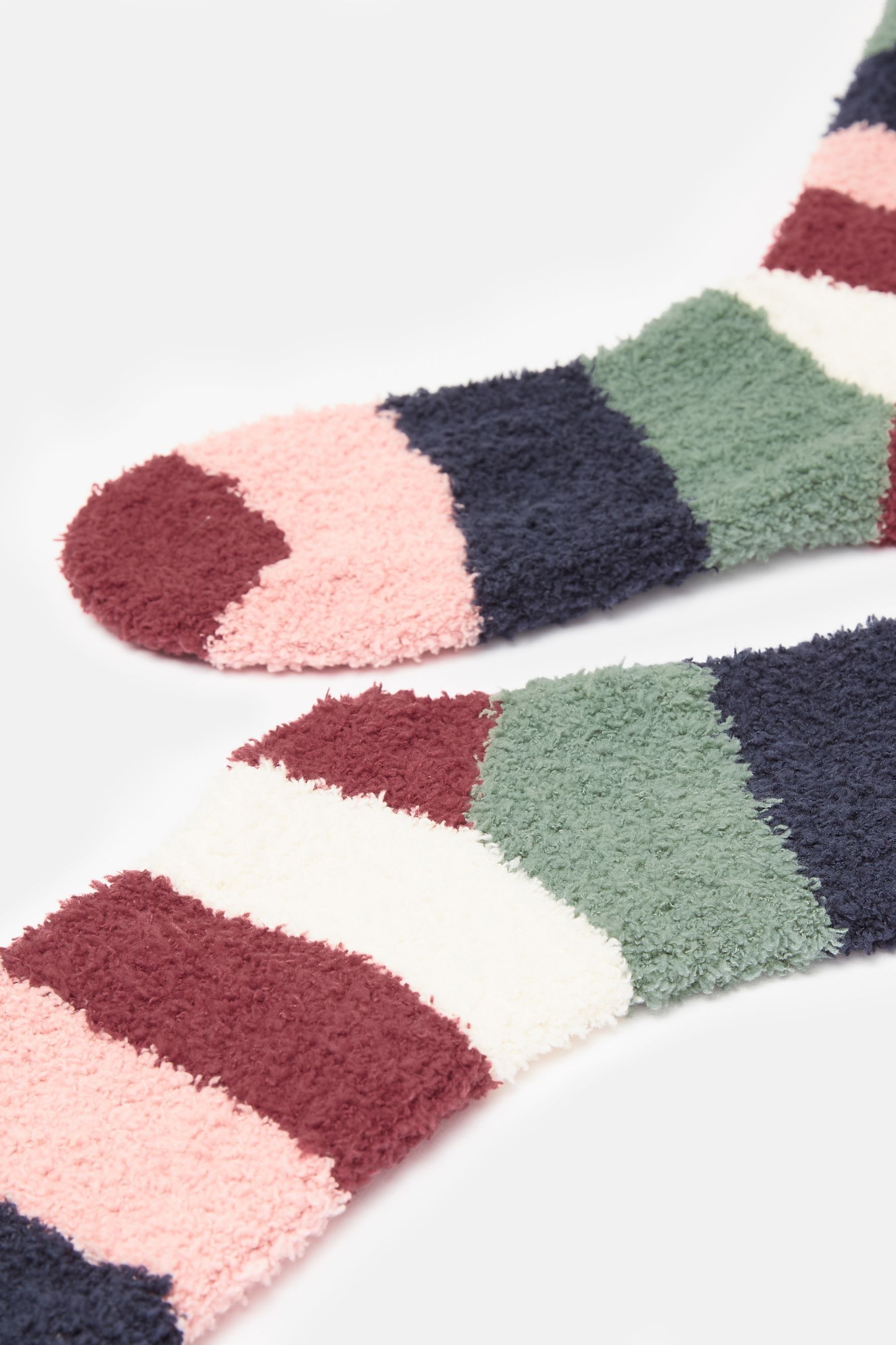 Joules Women s Fluffy Multi Socks Size 4 8