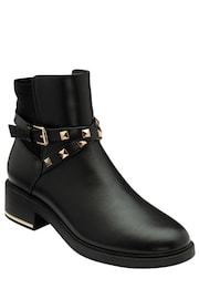 Lotus Black Olive Ankle Boots - Image 1 of 4