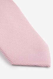Pink Floral Tie And Pocket Square Set - Image 5 of 5