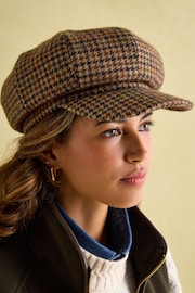 Joules Elvaston Neutral Baker Boy Hat - Image 1 of 5