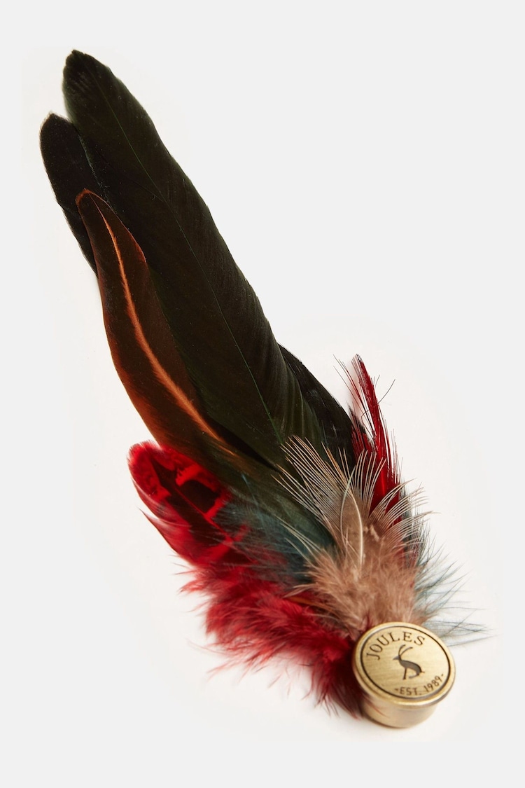 Joules Averly Multi Feather Brooch - Image 5 of 5