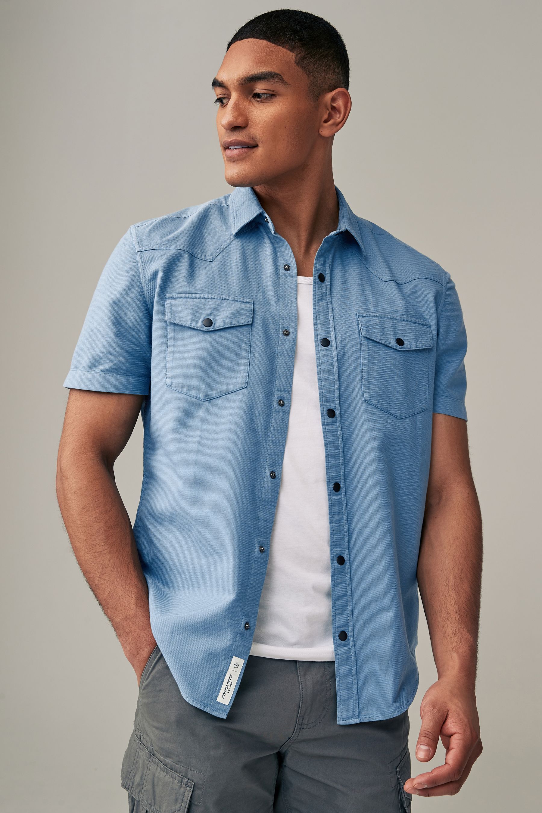 Western style short sleeve shirts outlet