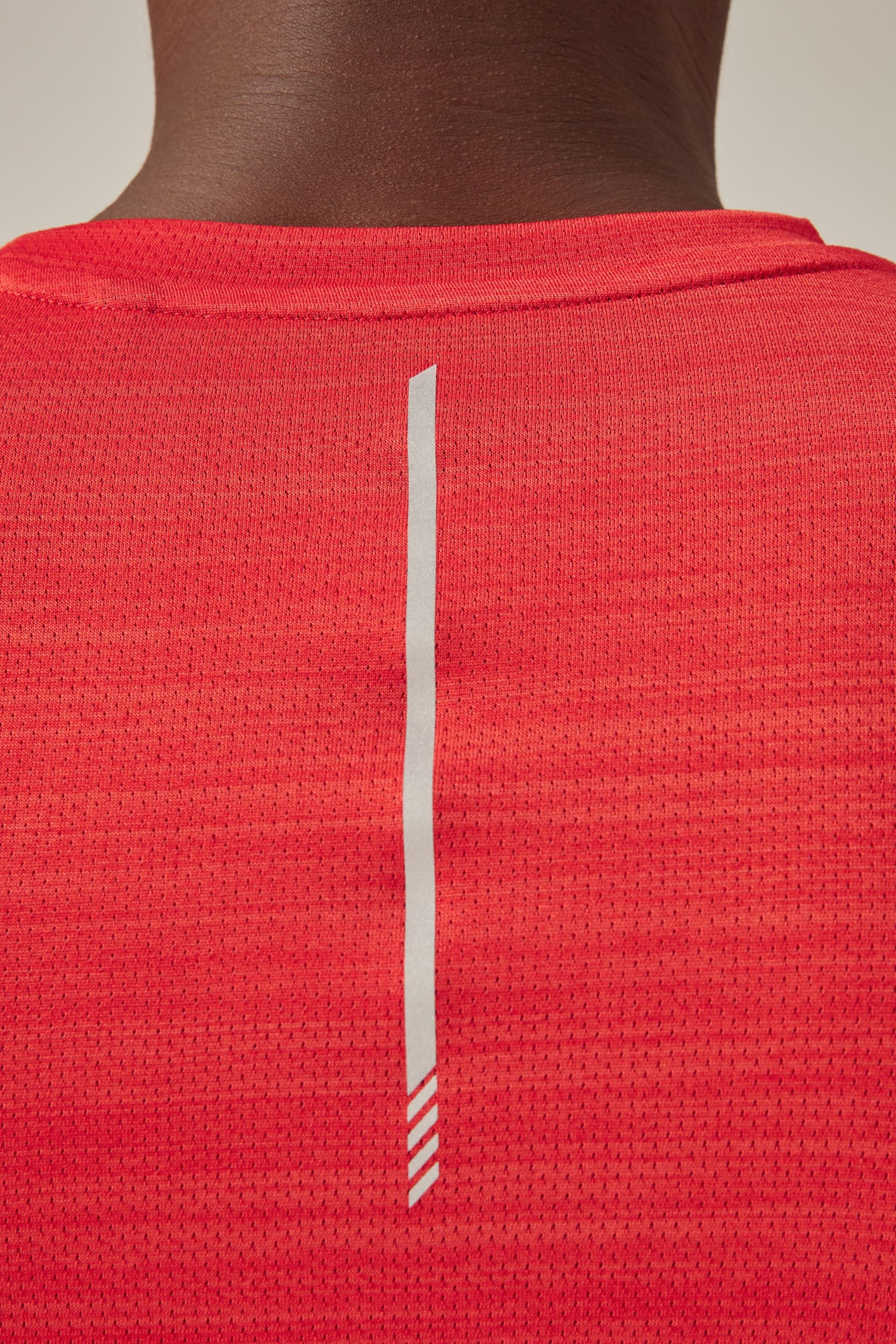 Red Active Mesh Training T-Shirt - Image 6 of 10