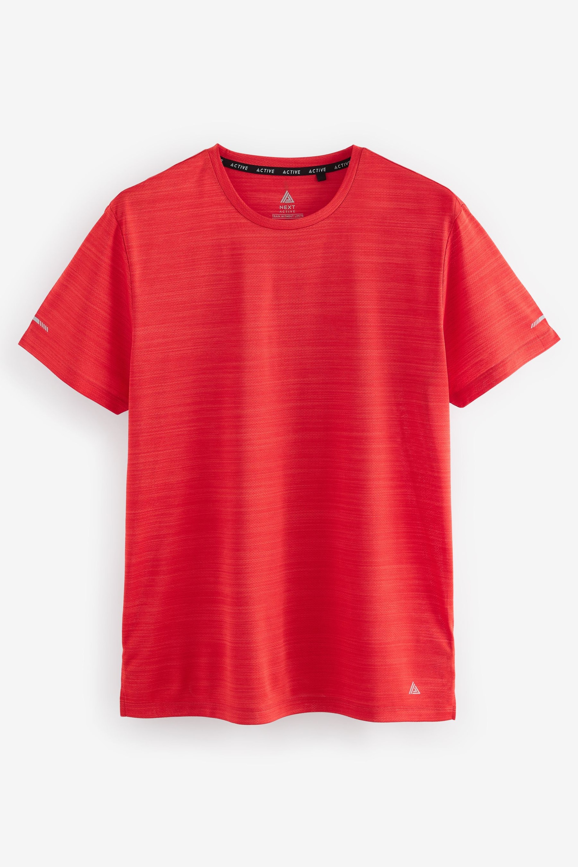 Red Active Mesh Training T-Shirt - Image 8 of 10