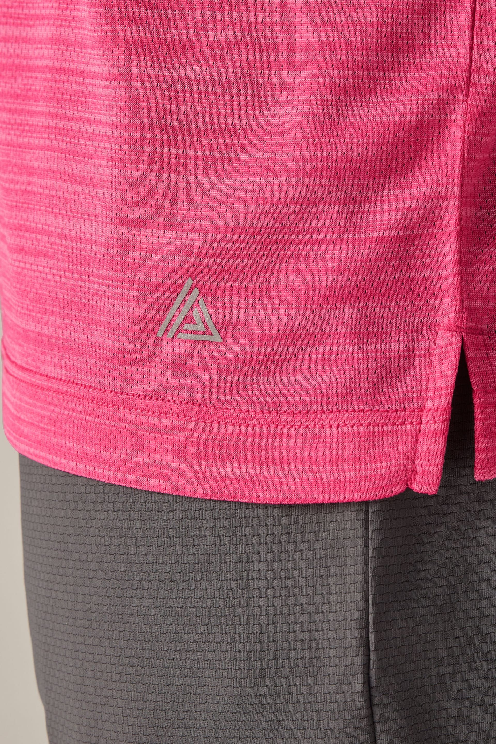 Pink Active Mesh Training T-Shirt - Image 6 of 9