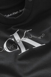 Calvin Klein Jeans Baby Monogram Long Sleeve Black Top - Image 3 of 3