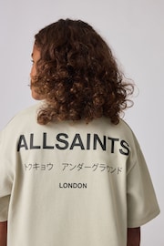 smALLSAINTS Stone Oversized Underground Crew T-Shirt - Image 3 of 7