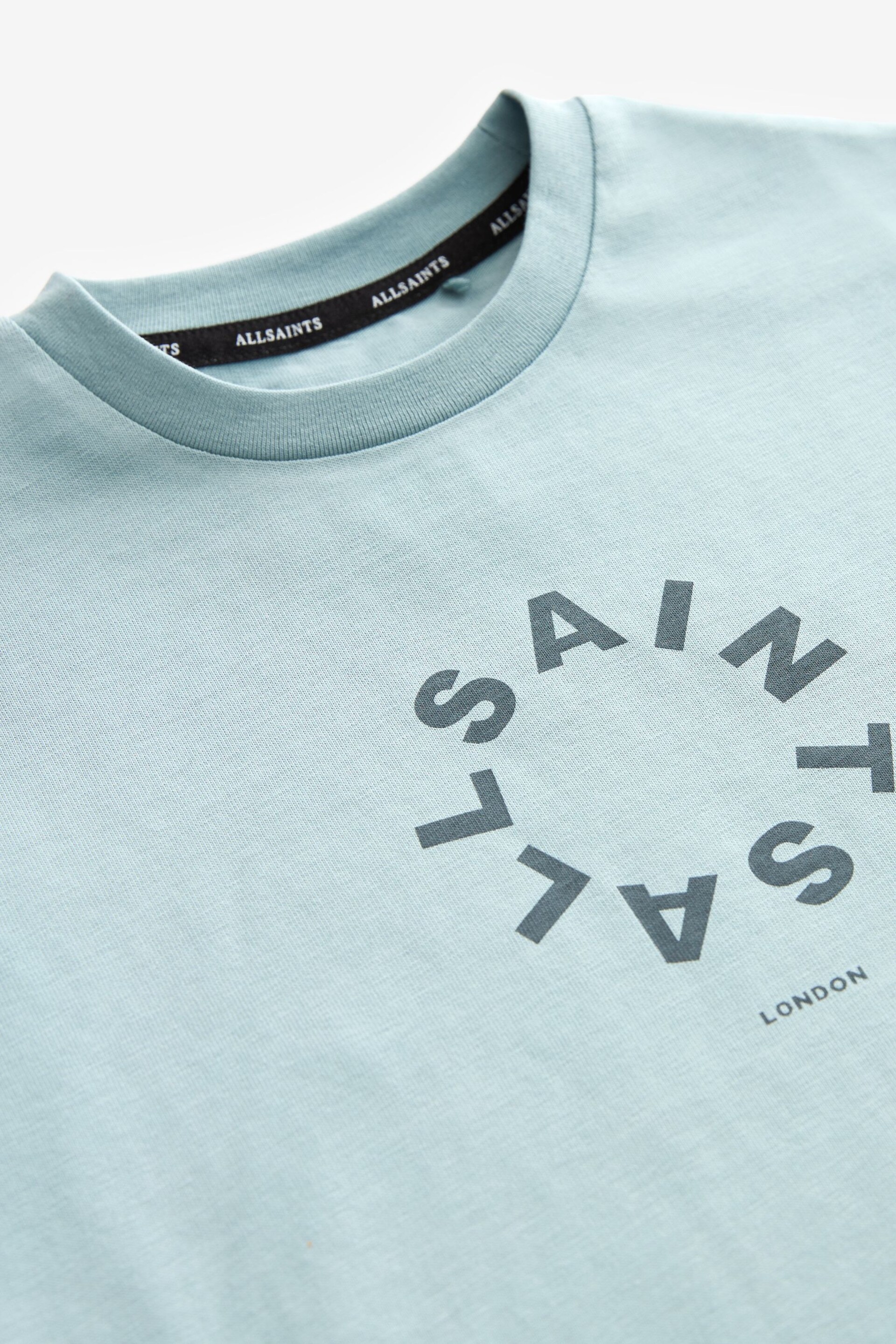 smALLSAINTS Pale Blue Tierra Oversized Crew Logo T-Shirt - Image 6 of 7