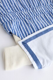 Blue Sailor Woven Baby Romper (0mths-2yrs) - Image 11 of 12