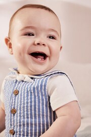 Blue Sailor Woven Baby Romper (0mths-2yrs) - Image 4 of 12