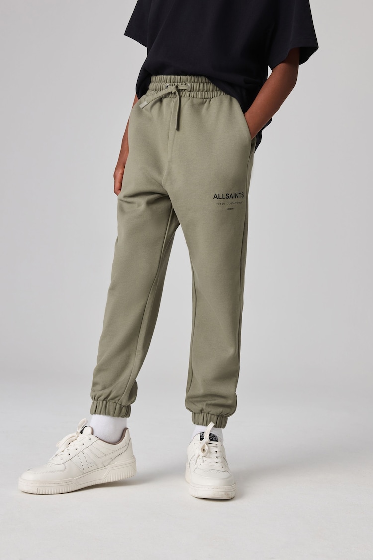 smALLSAINTS Khaki Green Underground Straight Cuffed 100% Cotton Joggers - Image 1 of 8