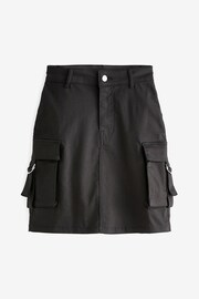 Threadbare Black Cargo Mini Skirt - Image 5 of 5