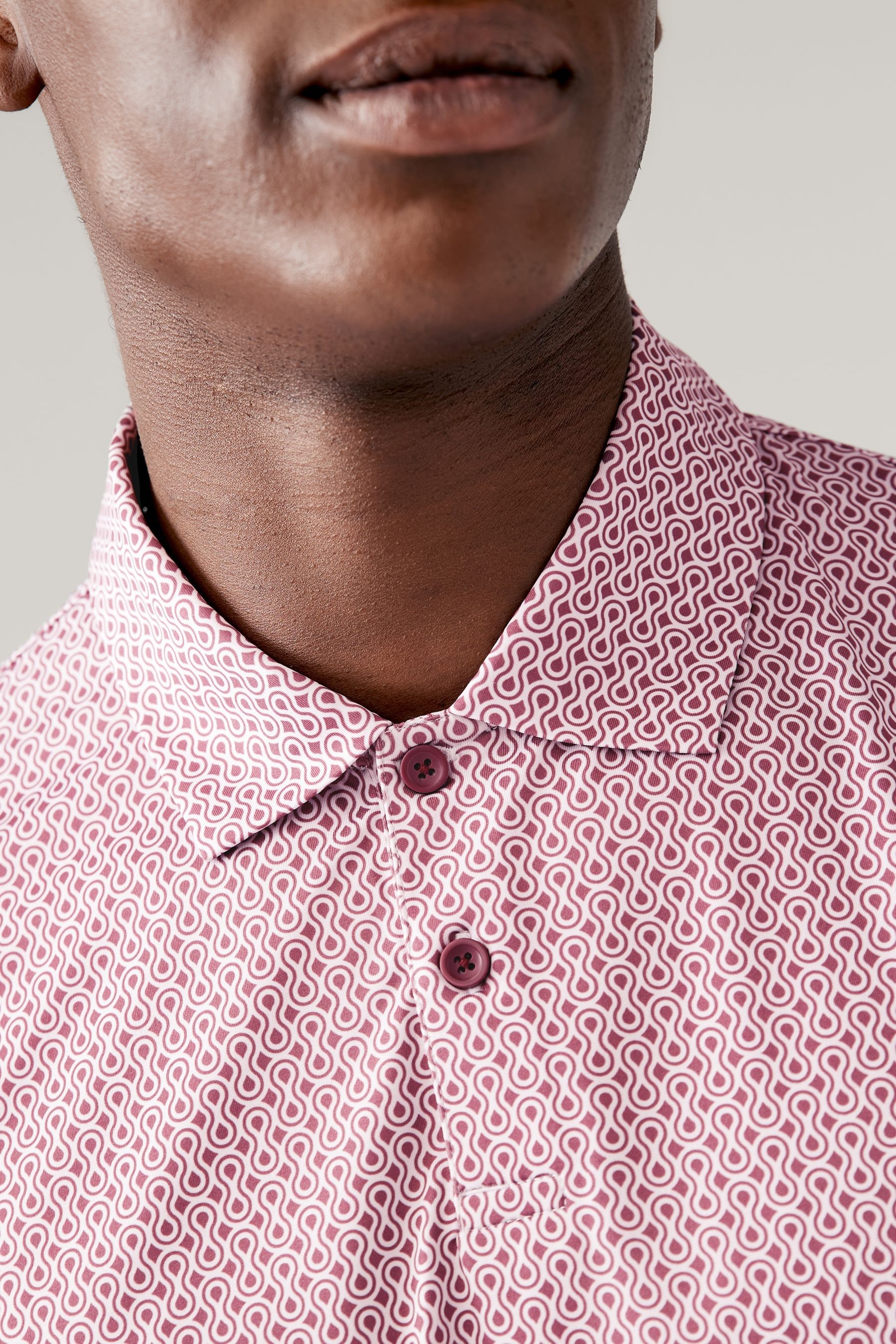 Buy Pink Active Print Golf Polo Shirt from Next Canada