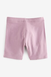 Purple/ Lime Green/ Charcoal Cycle Shorts 3 Pack (3-16yrs) - Image 2 of 5