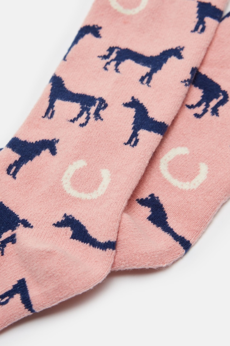 Joules Warmly Pink/Blue Super Soft Socks - Image 3 of 3