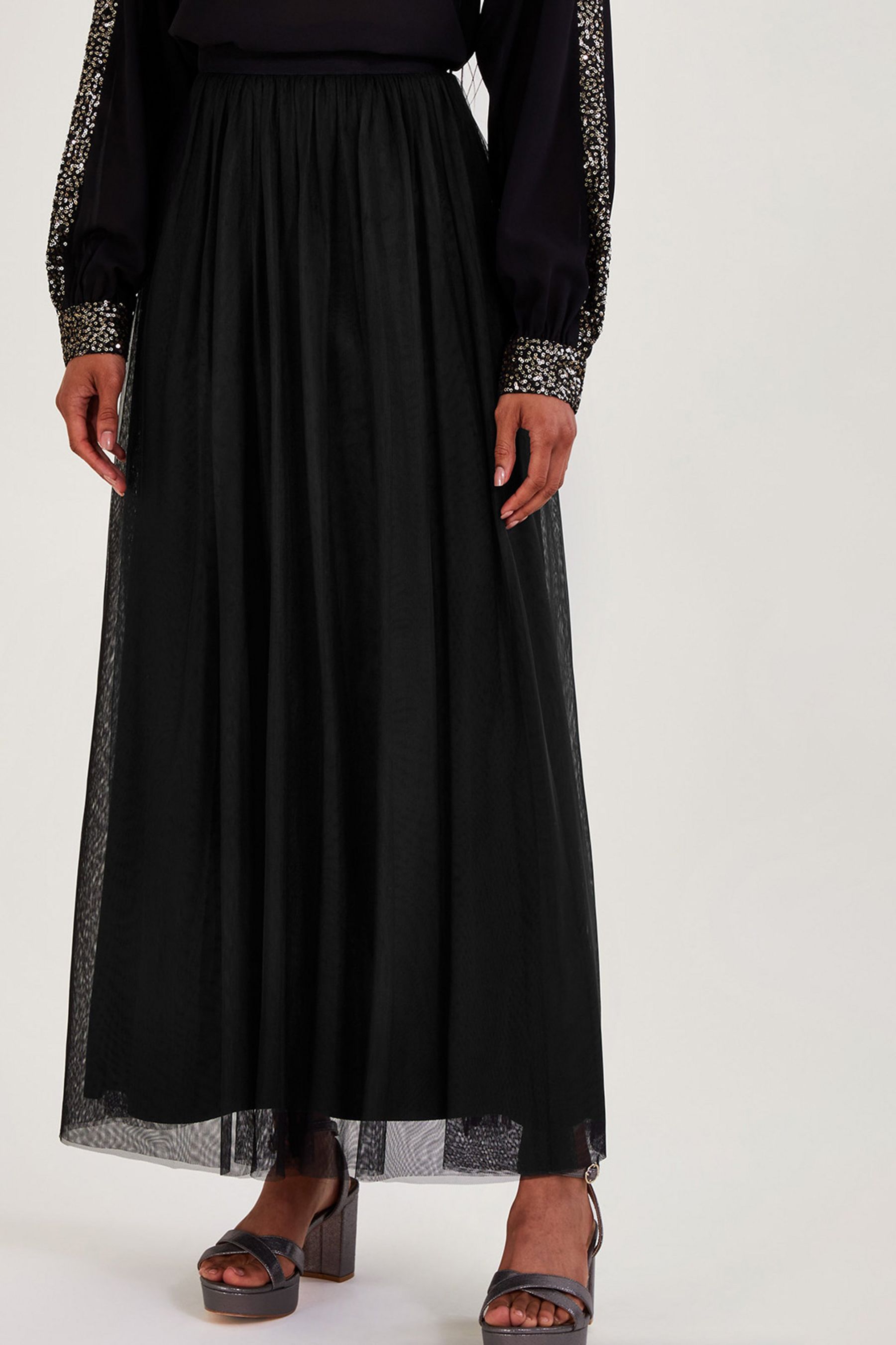 Monsoon tulle maxi skirt clearance