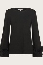 Monsoon Black Feather Fern Jumper - Image 5 of 5