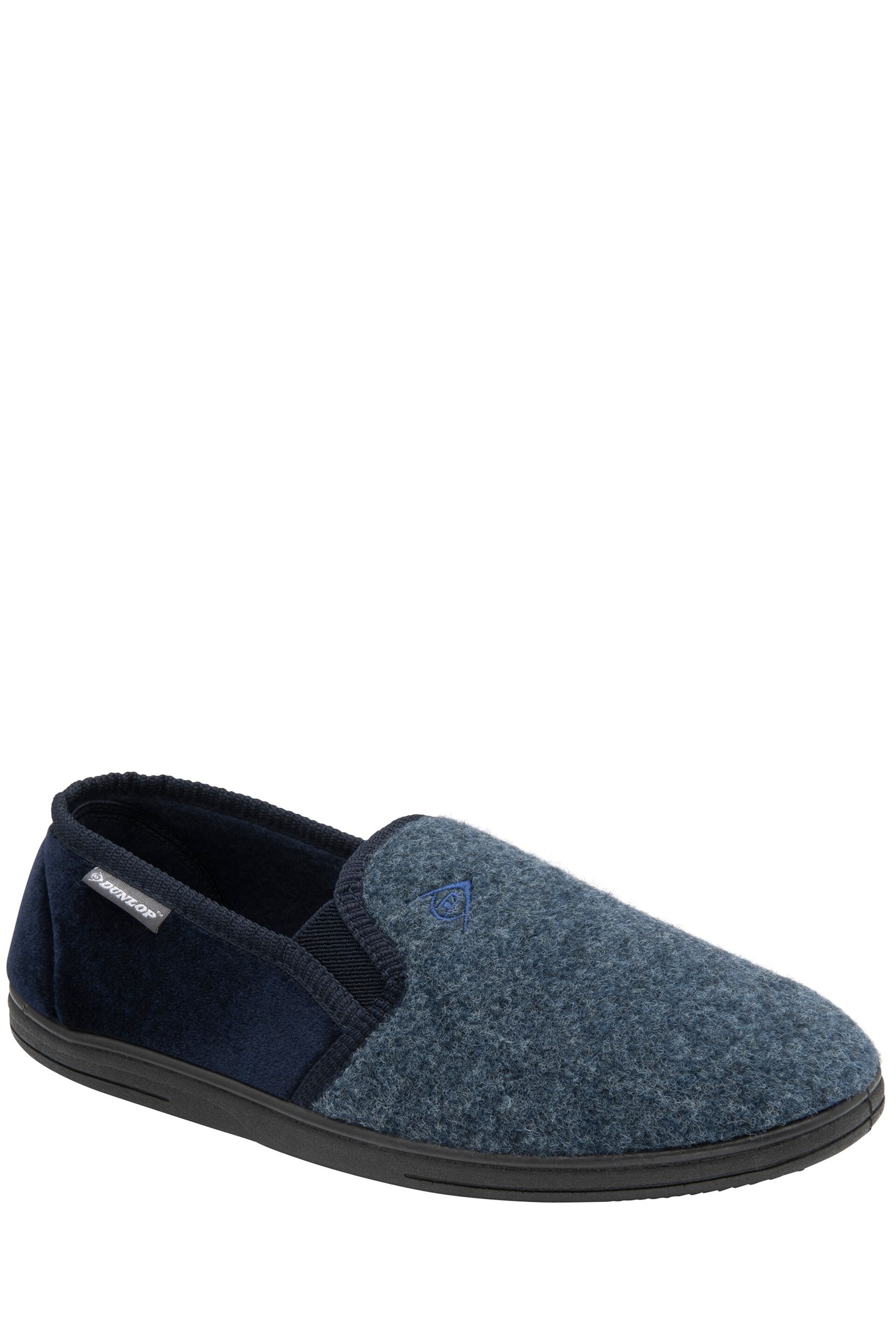 Dunlop Blue Mens Full Shoes Felt Slippers - Image 1 of 4