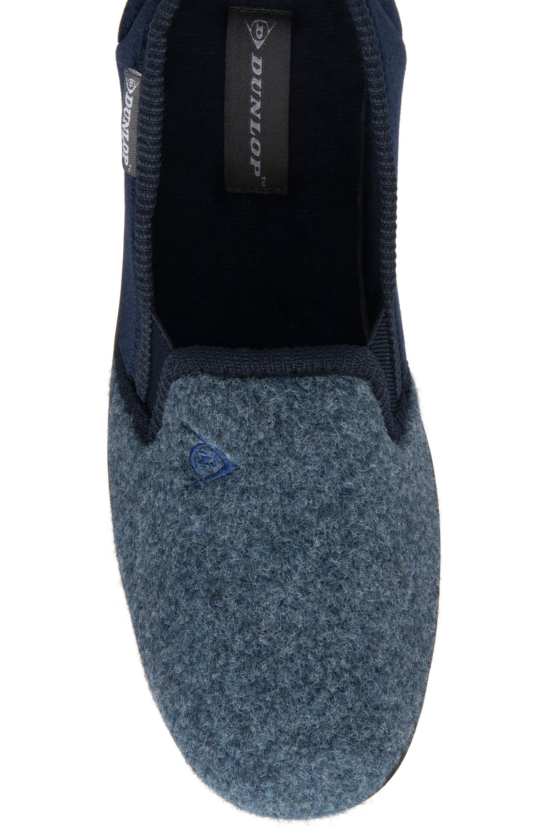 Dunlop Blue Mens Full Shoes Felt Slippers - Image 4 of 4