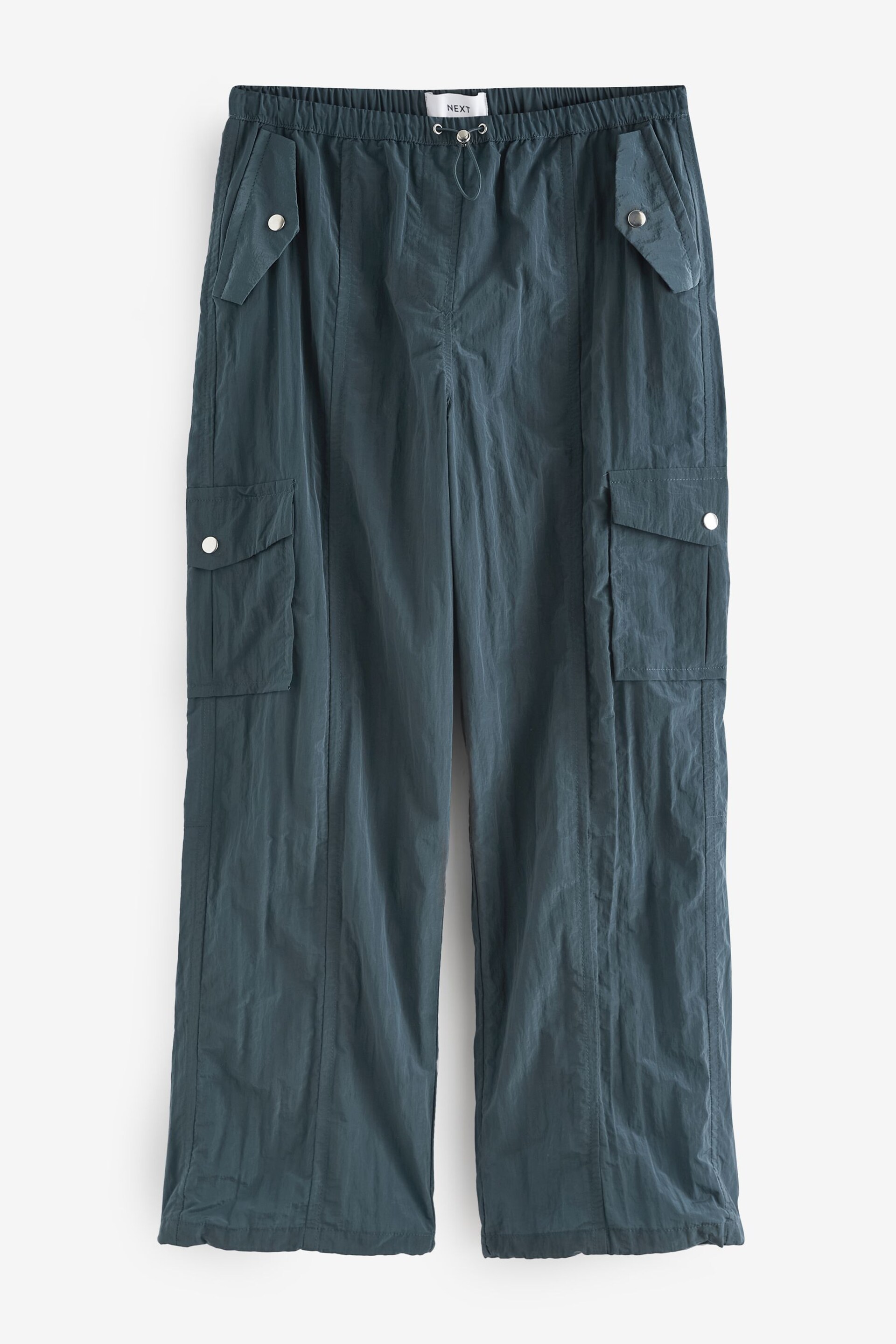 Grey Parachute Pull On Cargo Trousers - Image 5 of 7