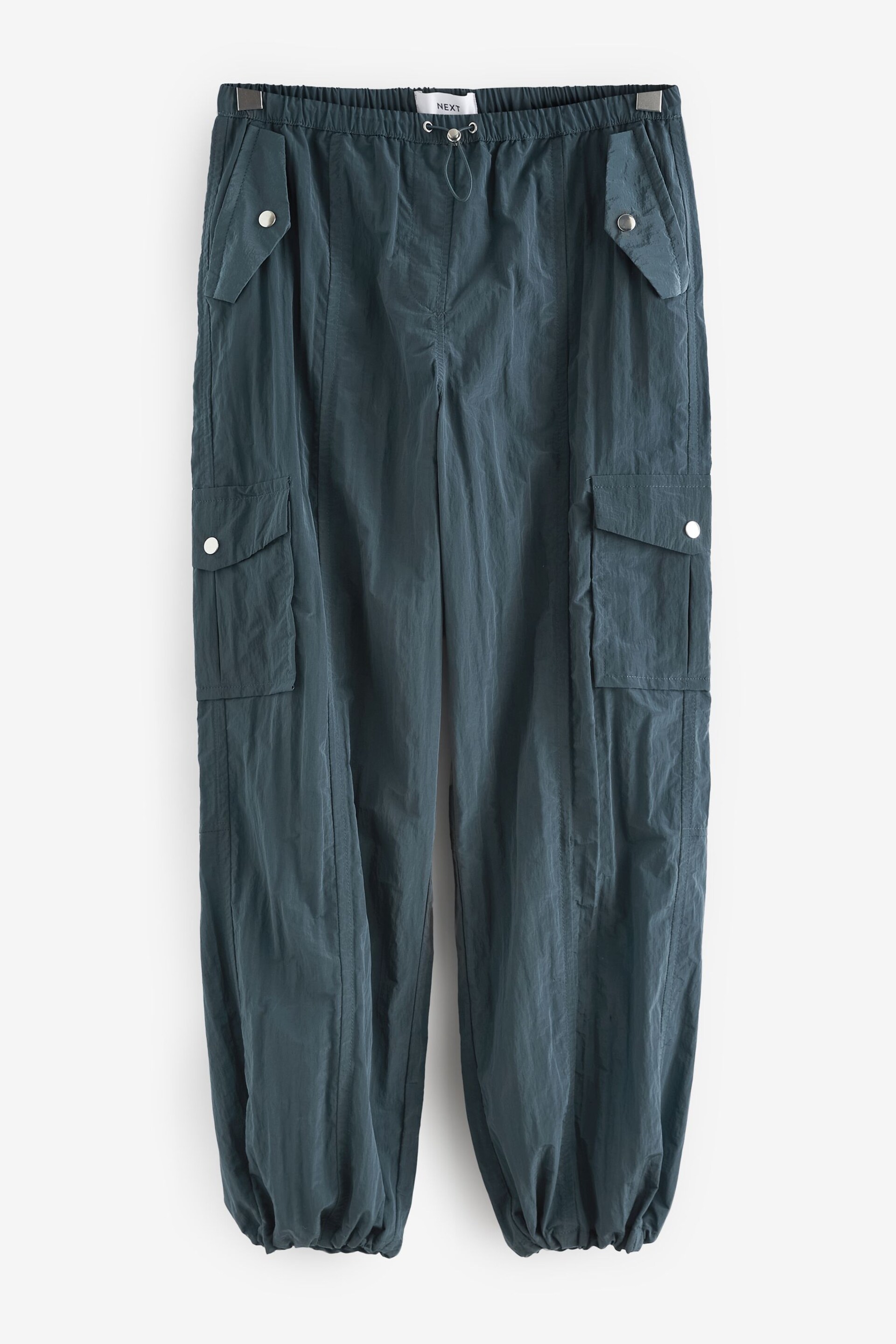 Grey Parachute Pull On Cargo Trousers - Image 6 of 7