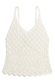 Superdry White Crochet Cami Top - Image 6 of 8