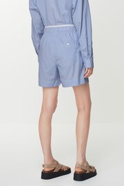 Blue/White Oversized Boy Striped Shorts - Image 4 of 5